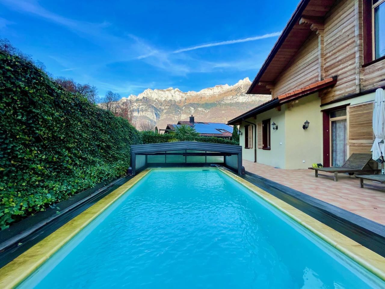 Doodle'S Amazing Chalet -Walensee - Flumserberg - Churfirsten - Heidiland - Pool - Sauna Mols Exterior photo